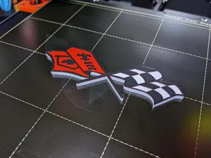 Corvette C1 Logo - Multicolor