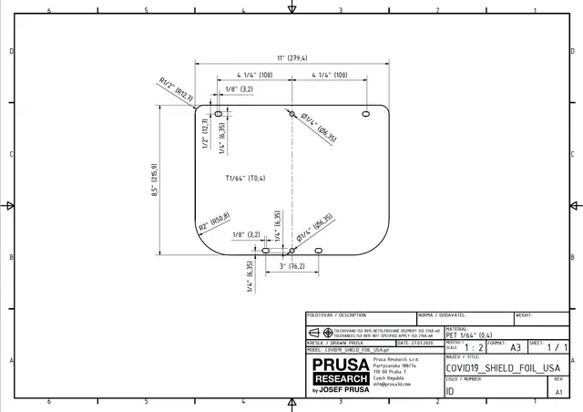 Prusa Face Shield - US version — Фото 2 из 2