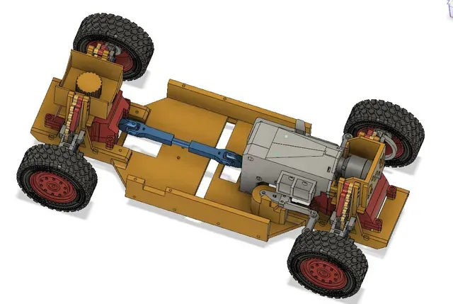 RC Car V2 (almost) fully printed — Фото 12 из 22