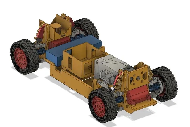 RC Car V2 (almost) fully printed — Фото 9 из 22