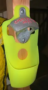 Bottle Cap Catcher for Wall-Mounted Bottle Opener