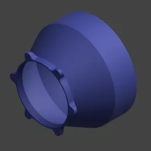 MagDuct Parametric Duct Reducer or Expander (Fusion and OpenSCAD non-MagDuct adapter also included)