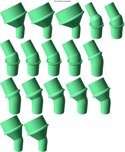 30° elbow vacuum hose adapters for all common sizes — Фото 10 из 21