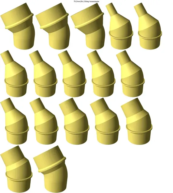 30° elbow vacuum hose adapters for all common sizes — Фото 17 из 21