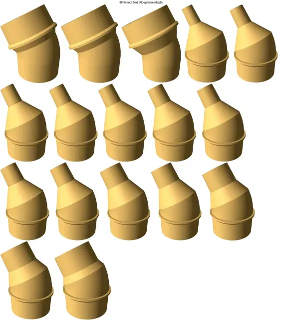 30° elbow vacuum hose adapters for all common sizes — Фото 18 из 21