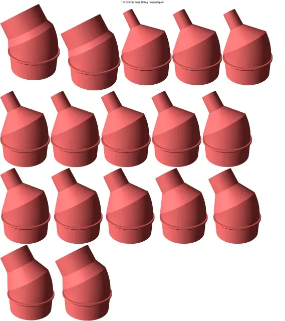 30° elbow vacuum hose adapters for all common sizes — Фото 21 из 21