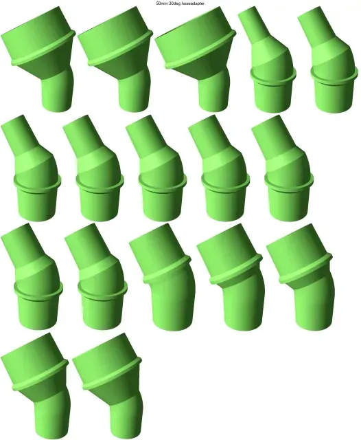 30° elbow vacuum hose adapters for all common sizes — Фото 13 из 21