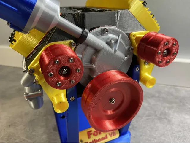 Ford FlatHead V8 (5/14) / Waterpump remix