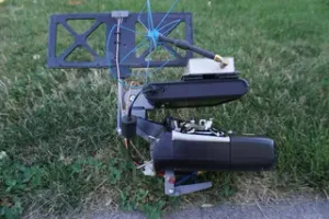 Turnigy 9XR FPV monitor folding mount