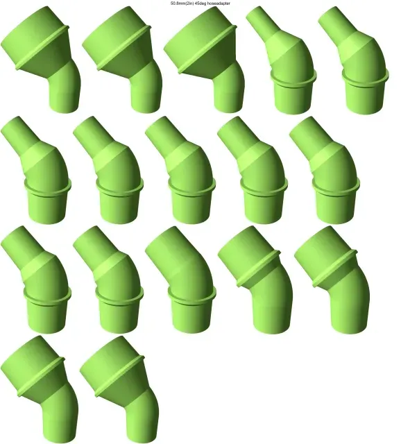 45° elbow vacuum hose adapters for all common sizes — Image 13 of 20