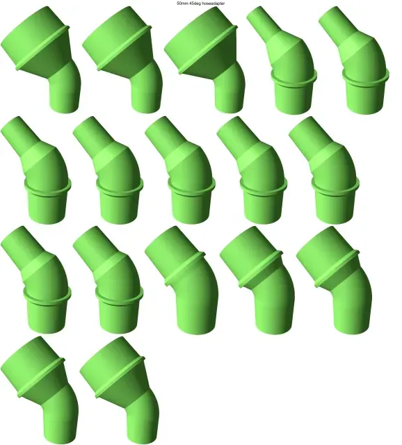 45° elbow vacuum hose adapters for all common sizes — Image 12 of 20