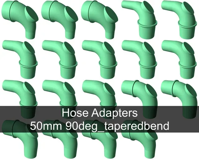 90° tapered elbow vacuum hose adapters for all common sizes — Image 18 of 22