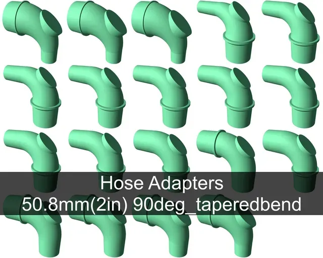 90° tapered elbow vacuum hose adapters for all common sizes — Image 16 of 22