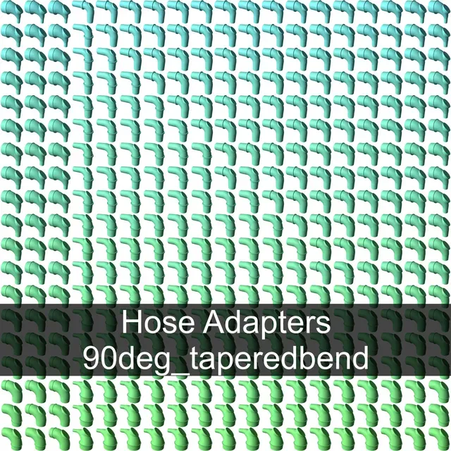 90° tapered elbow vacuum hose adapters for all common sizes — Image 3 of 22