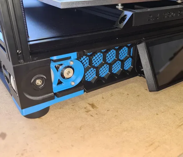 Skirt with Grid for Z-Drive Motor Tensioner Mod Voron 2.4 350