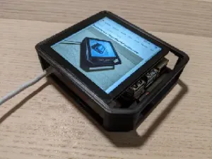 Raspberry pi 4 + HyperPixel 4.0 square case