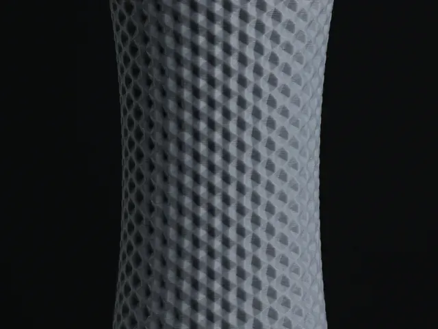 Trophy Vase | Hexagon Texture (Vase Mode) — Image 2 of 3