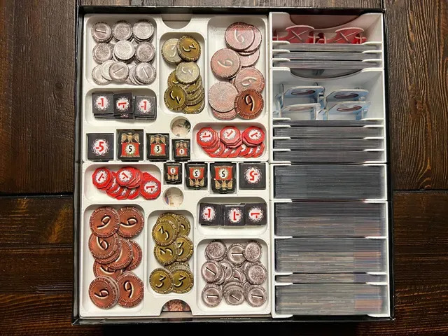 7 Wonders (Second Edition) Insert / Organizer - Fits Leaders, Cities, and Armada Expansion in Base Box — Image 7 of 10