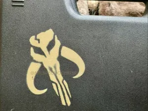 Star Wars Mandalorian Mythosaur Stencil