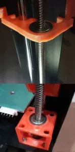 Anycubic i3 mega - Yet another Z axis anti wobble stablizer bearing leadscrew