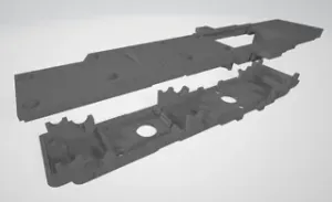 USA Trains SD70 Motor block replacement covers