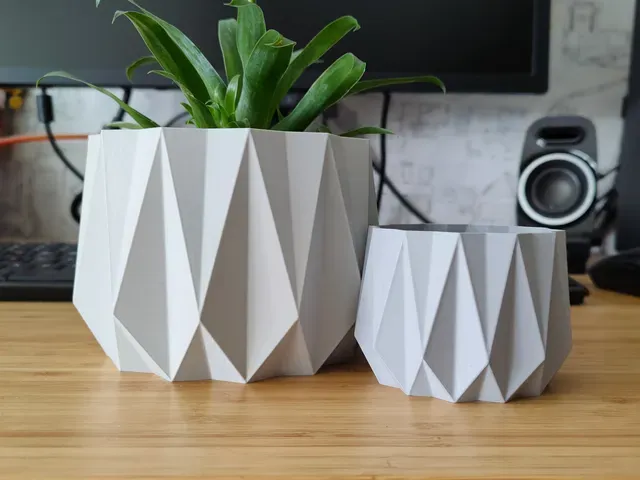 Tradicional crystal - Pot and planter for plants and flowers - vase mode print