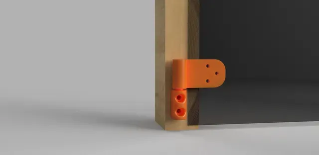 Pin hinge for 3D printer enclosure - easy door removal — Фото 2 из 2