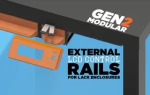 GEN2 External Control Rails for Lack Enclosures