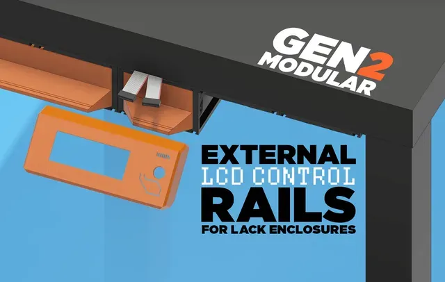 GEN2 External Control Rails for Lack Enclosures