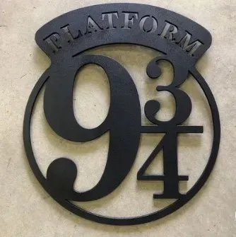 Harry Potter 9 3/4 sign