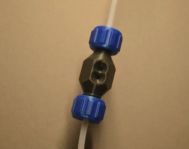 PTFE bowden tube connector