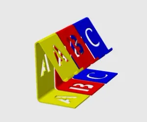 Mobile/Phone stand with letters