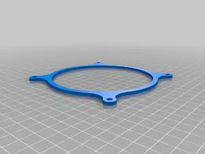 120mm Fan Grill Template