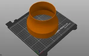 Rangehood adapter 150mm to 125mm