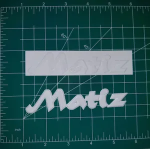 Daewoo Matiz Name Badge