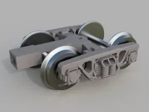 Train bogie model 18-100, H0 scale