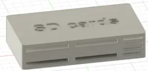 SD & microSD Card Nest - Compact Storage Tray