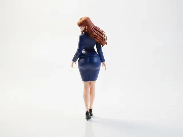 Professional Woman Figurine Female Figure 3D Printable