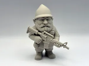 Military Garden Gnome