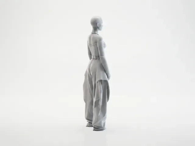 Elegant Female Figurine 3D Printable Model STL — Image 4 of 5