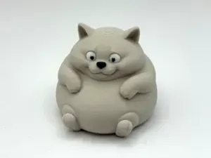 Sitting Chonky Cat