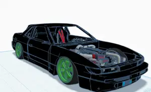 Nissan S13 3 Turbo 5.3