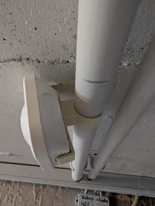 25mm electrical pipe holder for IKEA Vallhorn motion sensor