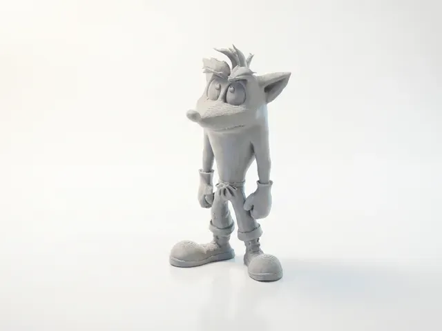 Crash Bandicoot Figurine Gaming 3D Printable — Image 2 of 5