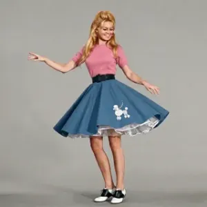 50's Art - The Poodle Skirt