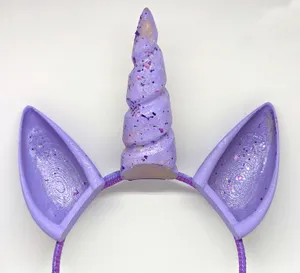 Pony Ears with Unicorn Horn Headband Costume