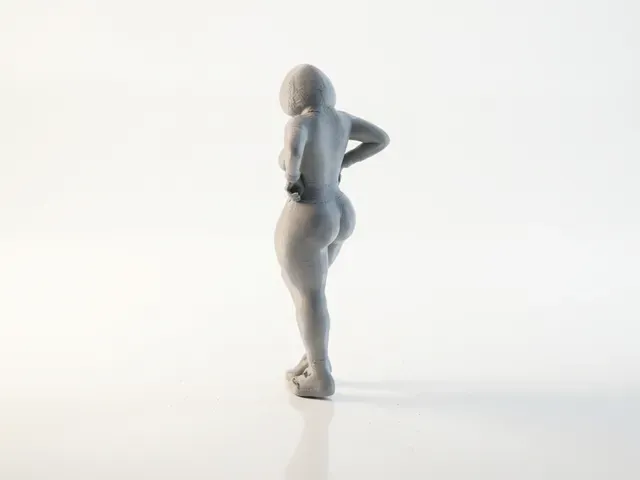 Curvy Woman Figurine Female Statue 3D Printable — Image 5 of 5