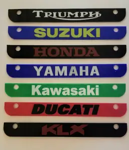 Motorcycle License Plate Minimalist Bottom Frame
