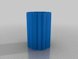 Lamp model folded paper