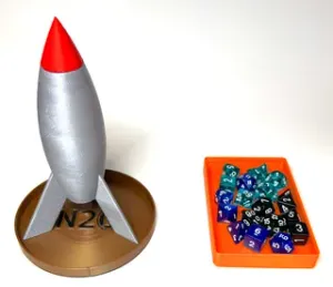 D&D SciFi Rocket Dice Tower